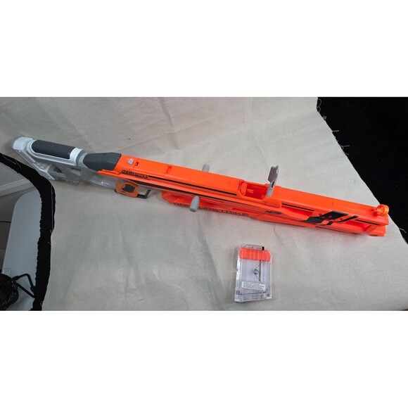 Nerf N-Strike Elite AccuStrike RaptorStrike Sniper Blaster With Clip - No Darts - Picture 2 of 10